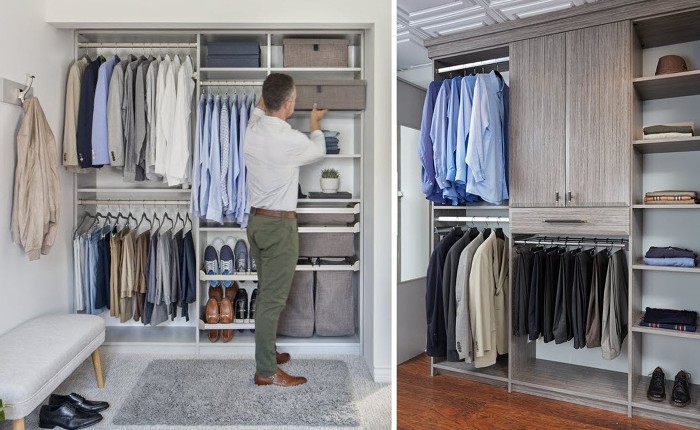 Custom closet design for home improvement