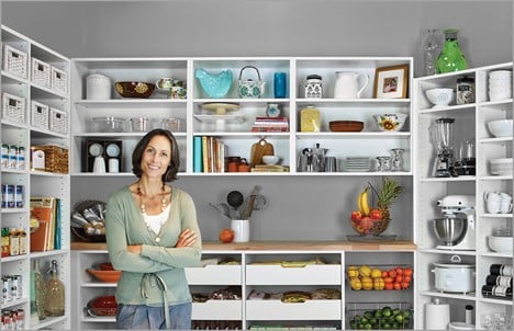 Custom pantry design for organized storage