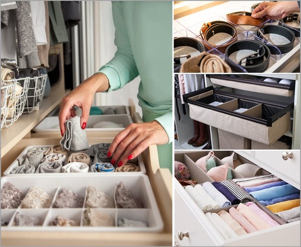 Customized drawer dividers for the most efficient storage