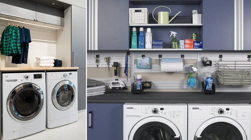 Custom laundry room design for an organized space