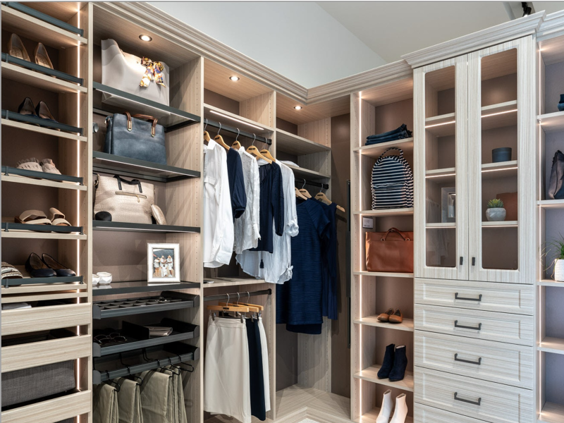 Closet organization systems by tailored living