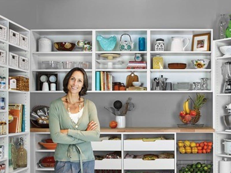 Organized pantry storage