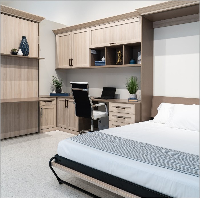 Murphy bed that maximize the efficiency of a room